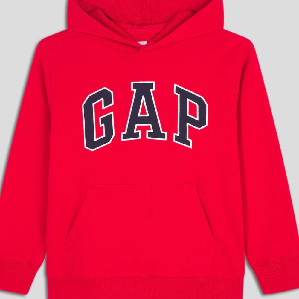 Boys Lot of 2 GAP Logo Pullover Hoodies size L (10) New with Tags